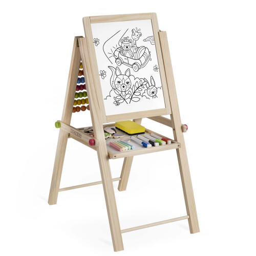 Tableau noir magnétique pliable Ricokids 2