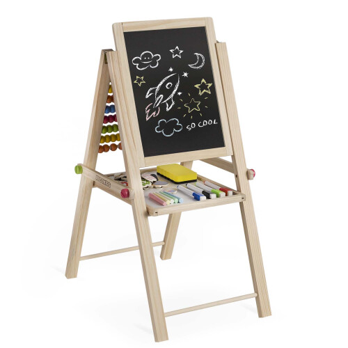 Tableau noir magnétique pliable Ricokids 1