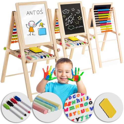 Tableau noir magnétique pliable Ricokids