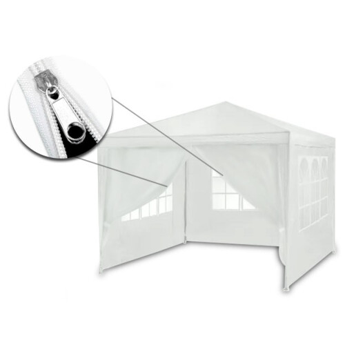 Gartenpavillon weiß 3x3m 4936 2