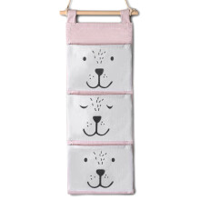Organizzatore per giocattoli da appendere Nukido - Rosa