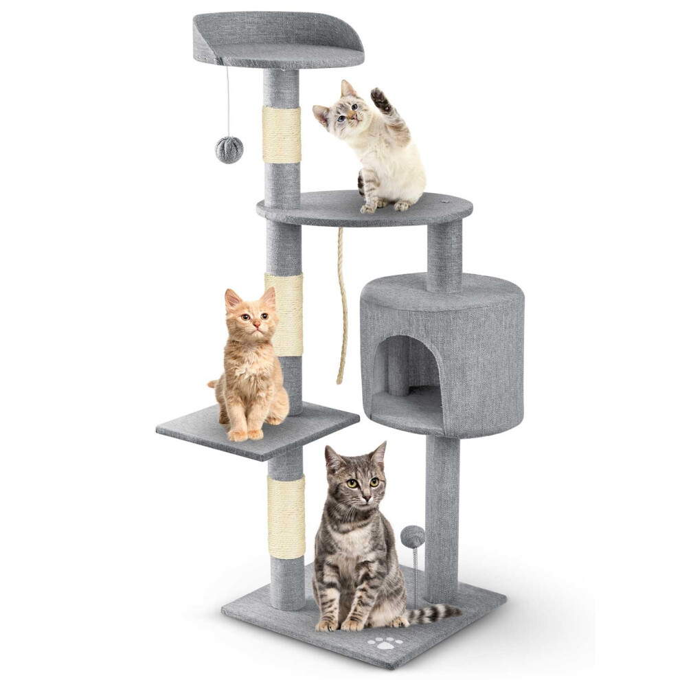 Griffoir pour chat 111 cm PH-005 Pethaus Gris