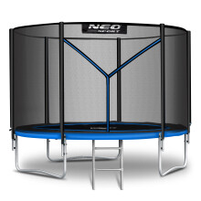 Trampoline de jardin Neo-Sport de 183 cm avec filet et échelle d'extérieur