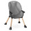 Chaise d'alimentation Nukido Tilo gris-noir 5