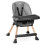 Chaise d'alimentation Nukido Tilo gris-noir 4