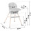 Chaise d'alimentation Nukido Tilo grise 6