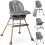 Chaise d'alimentation Nukido Tilo grise 1