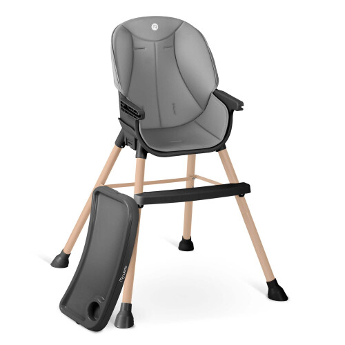 Chaise d'alimentation Nukido Tilo gris-noir 1