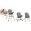 Chaise d'alimentation Nukido Tilo grise 9