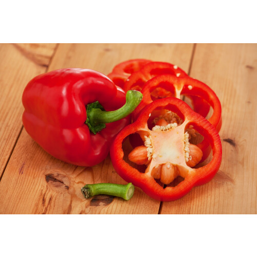 SAFLAX Geschenk Set - Paprika – Wonder - Rot - Capsicum - 20 Samen 2