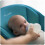 Chaise haute avec table, transat Belo, bleu foncé 4