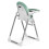 Chaise haute avec table, transat Belo vert + barre de jeux 5