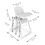 Chaise haute avec table et transat Belo vert 11