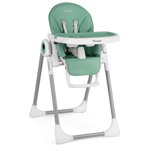 Chaise haute avec table et transat Belo vert