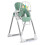 Chaise haute avec table, transat Belo vert + barre de jeux 3