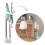 Chaise haute avec table et transat Belo vert 10