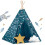 Tenda Teepee Nukido per bambini con luci - Blu 3