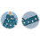 Tenda Teepee Nukido per bambini con luci - Blu 5