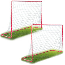 Juego de 2 porterías de fútbol grandes Neo-Sport 183 x 122 x 61 cm