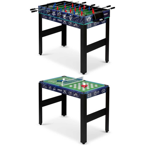 12-i-1 multi-spilbord 106x59x90 cm NS-801 sort 1