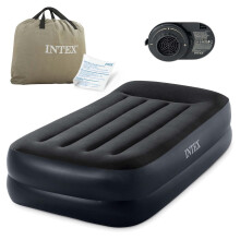 Materasso gonfiabile 191x99x42 cm con pompa elettrica incorporata INTEX 64122ND