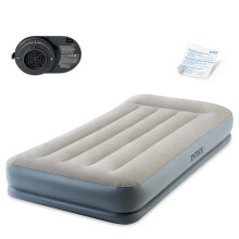 Materasso gonfiabile 191x99x33 cm con pompa elettrica incorporata INTEX 64116ND