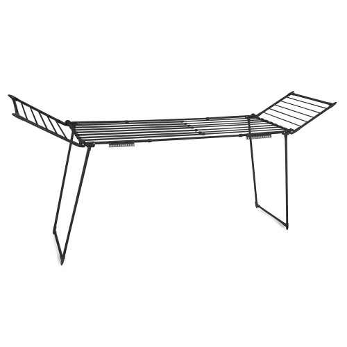 Séchoir à linge extensible sur pied Lydia 27 m noir 2