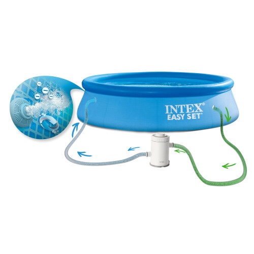 Piscine extensible de jardin 244 x 61 cm INTEX 28108 2