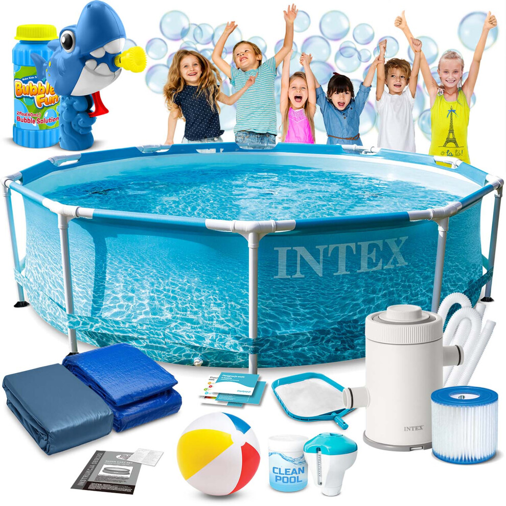 Piscine hors-sol 305x76 cm 16 en 1 INTEX 28208 + machine à bulles OFFERTE
