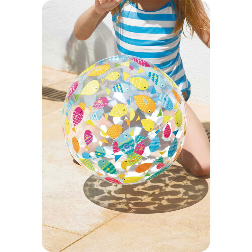 Ballon de plage gonflable poisson joyeux 51 cm INTEX 59040 2