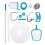 Kit de nettoyage de piscine de luxe Bestway 58237 1