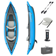 Caiaque inflável - BESTWAY - Cove Champion X2 Hydro-Force - 331x88cm - 2 lugares - 180kg máx - 2 remos, 2 quilhas removíveis +
