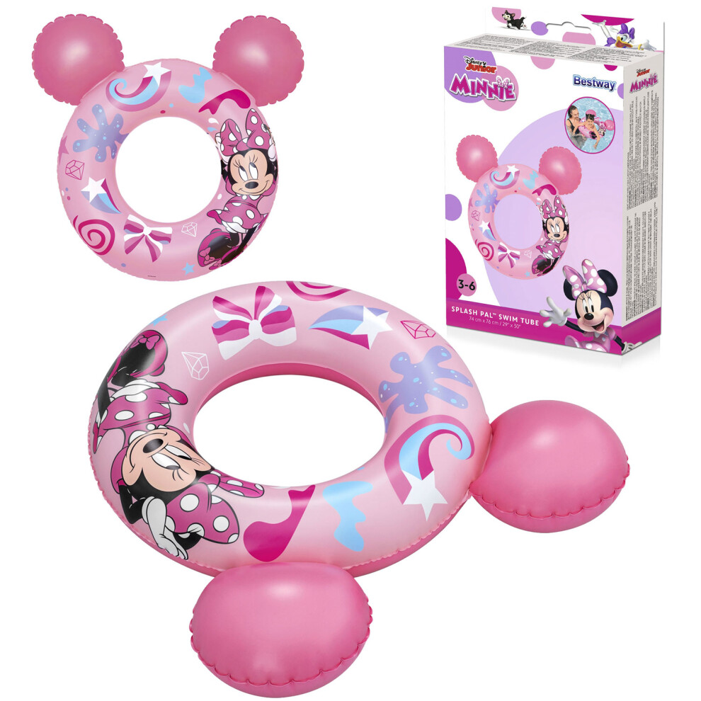 Bestway 9102N Salvagente Disney Splash Pal Con Orecchie, 3-6 Anni-image