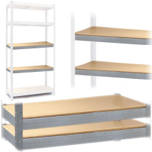 Regalböden für Regale 2er Set Humberg 90 x 40 cm