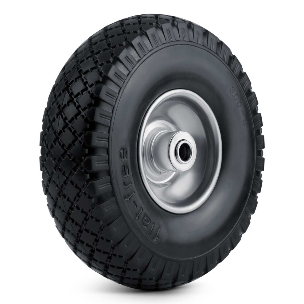 Roue de brouette tubeless 3.00-4 noir-argent Humberg