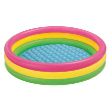 Pataugeoire gonflable 3 couleurs 147 x 33 cm INTEX 57422