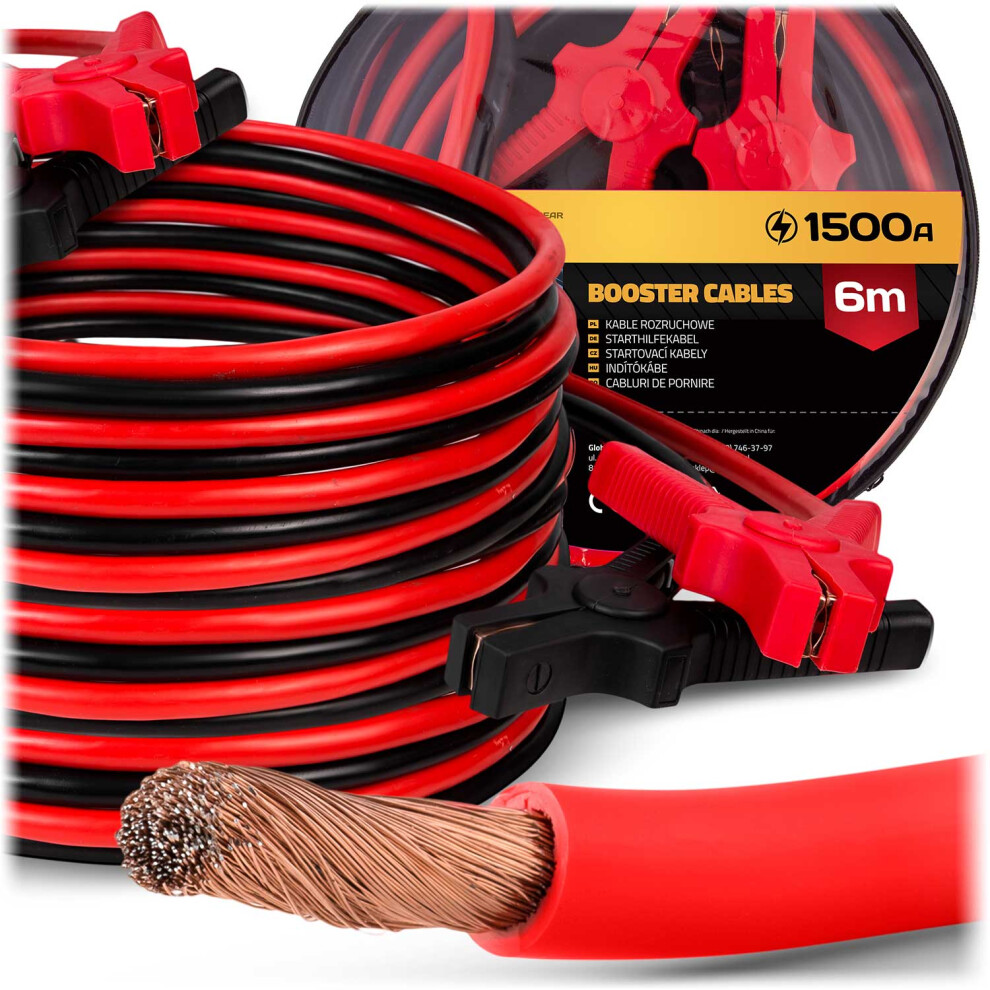 Câbles de démarrage 6 m 1500 A HM-362 Humberg