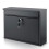 Postkasse 37,5x30,5x12 cm sort HM-860 6