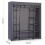 Grande armoire textile Massido - graphite 4