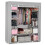 Grote Massido textielgarderobe - grijs 1