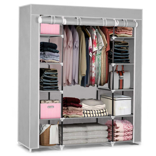 Grote Massido textielgarderobe - grijs