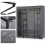 Grande armoire textile Massido - graphite 3