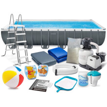 Piscine de jardin tubulaire 732 x 366 x 132 cm 18 pouces 1 INTEX 26364
