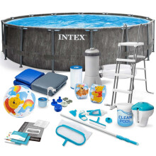 Piscine de jardin Frame 457 x 122 cm 20 en 1 INTEX 26742