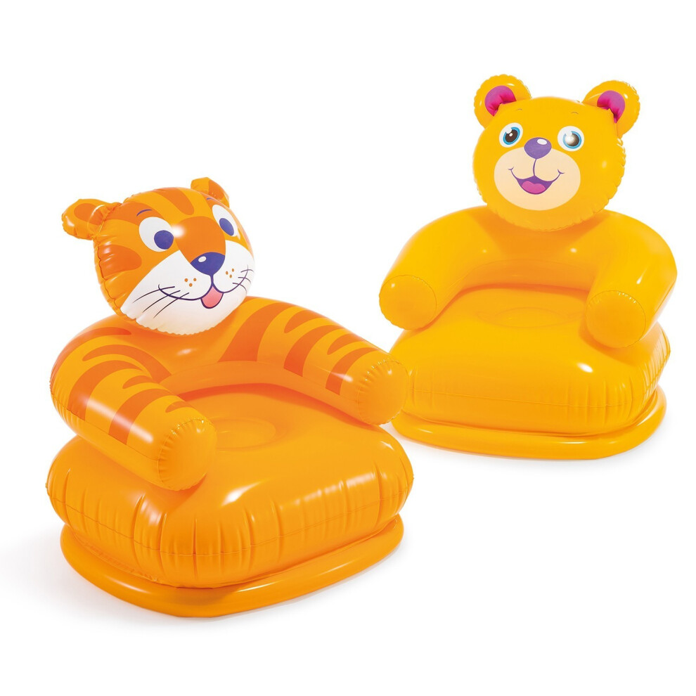 Fauteuil gonflable pour enfants Cheerful Animals 65 x 64 cm Intex 68556 ours