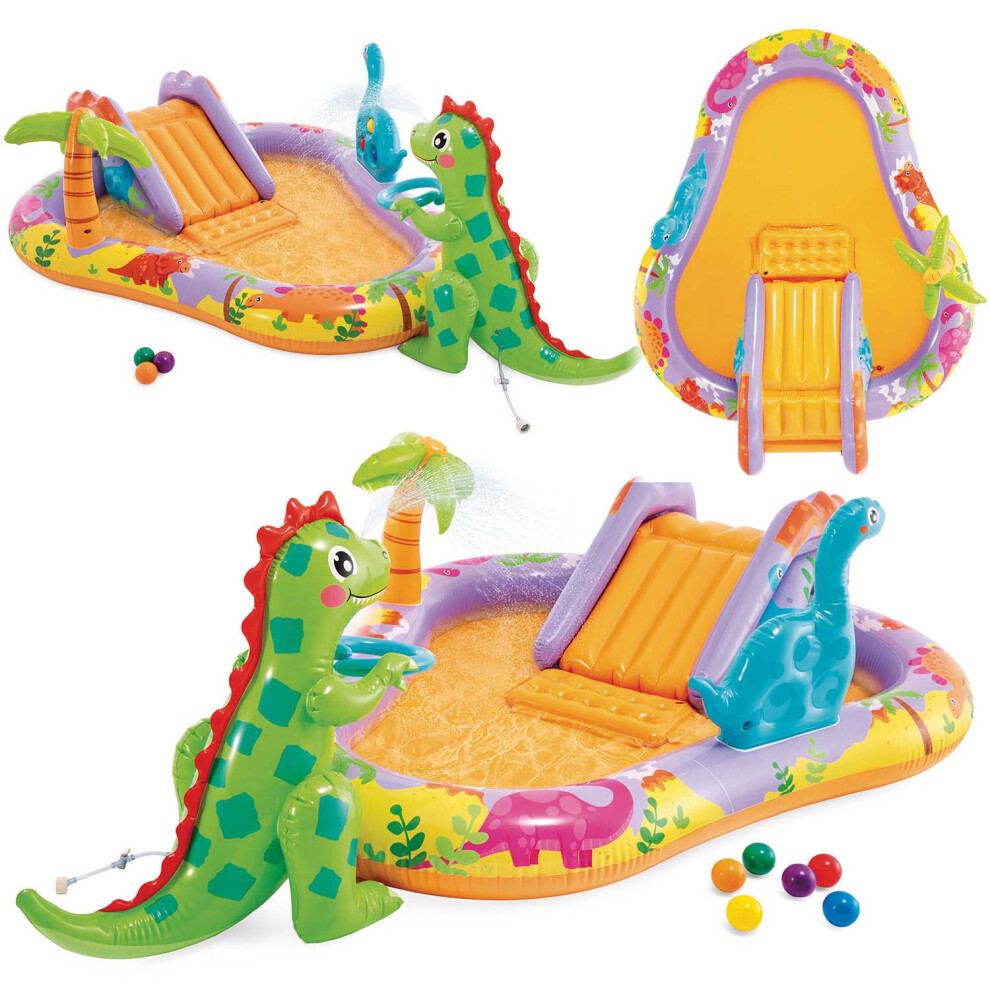 Aire de jeux gonflable Dinosaures Intex 56139