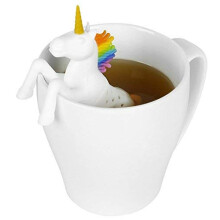 Silikon te-infuserare fr lsbladste Unicorn Silikon lsa blad rttesil Tefilter fr tedrickare Present till grill