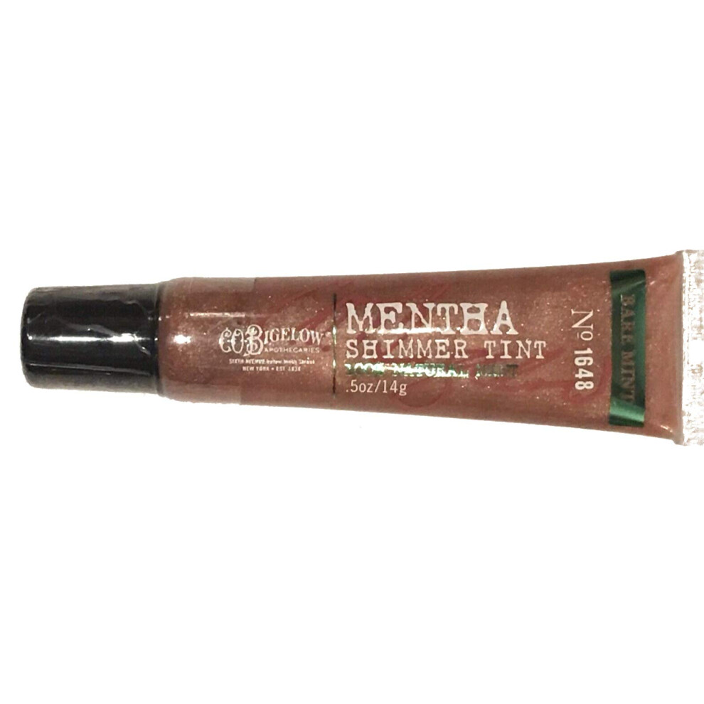 C.o. Bigelow Mentha Shimmer Bare Mint No 1648 .5 Oz Lip Gloss As Sold By Bath & Body Works