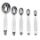 Cuisipro Silver Measuring Spoon Set Standard 3