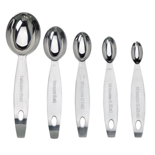 Cuisipro Silver Measuring Spoon Set Standard 2